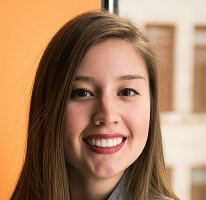 Portret van Victoria Lawson, CFO en leider van een financiële handelsmaatschappij